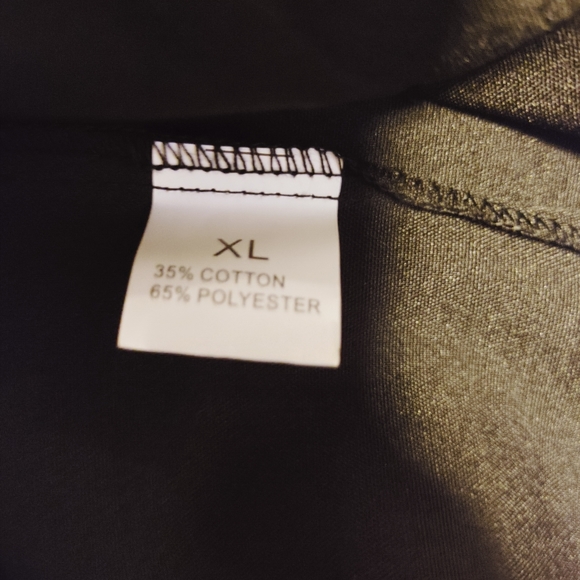 90's WOMENS BUTTON FRONT FLAP DETAIL VEST, BLACK XL - Picture 8 of 9